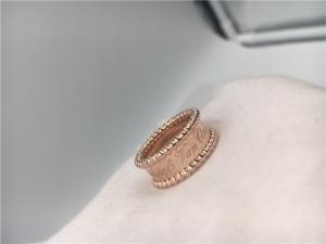 China Vintage Rose Gold Engagement Rings , Women'S Gold Band Engagement Rings  on sale