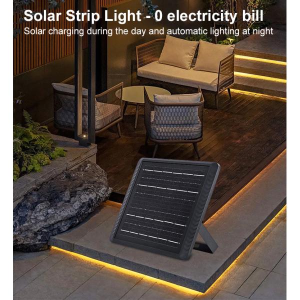 2200k 10 Meters Solar Light Strip Outdoor Solar Powered Rope Lights