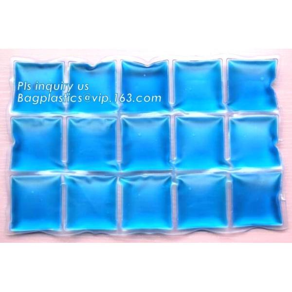 customized PVC soft medical cool gel pack, reusable ice pack customized cool gel eye mask, cool thermal instant ice gel