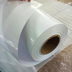 China Transparent Self Adhesive Vinyl Film Non - Permanent Digital Print With Glossy Surface wholesale