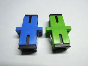 China SC Simplex / Multimode Adapter ABS/PBT, Optical Fiber Socket with Plastic Housing on sale