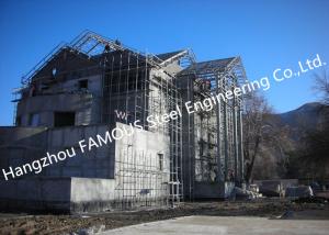 China Light Weight Steel Structure Villa House Pre-Engineered Building Construction With Cladding Systems wholesale