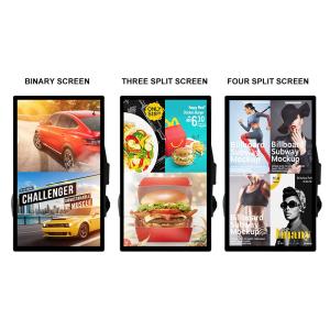 Vertical android wifi advertising player LCD signage walking billboard poster