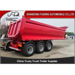 25 Cubic Meters 3 Axles Cement Dump Semi Trailer
