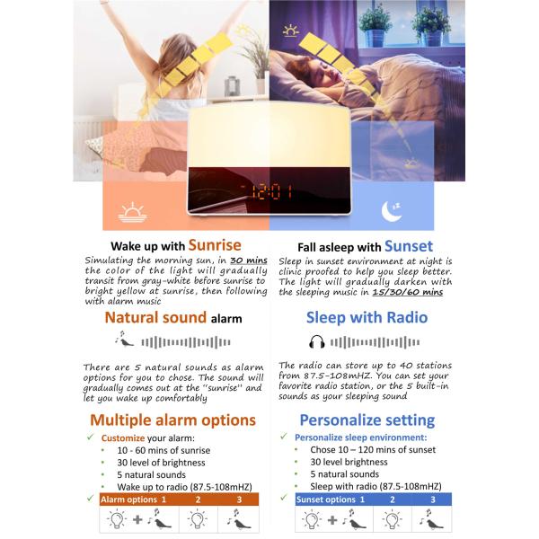 Wake Up Light(JW-2010D)