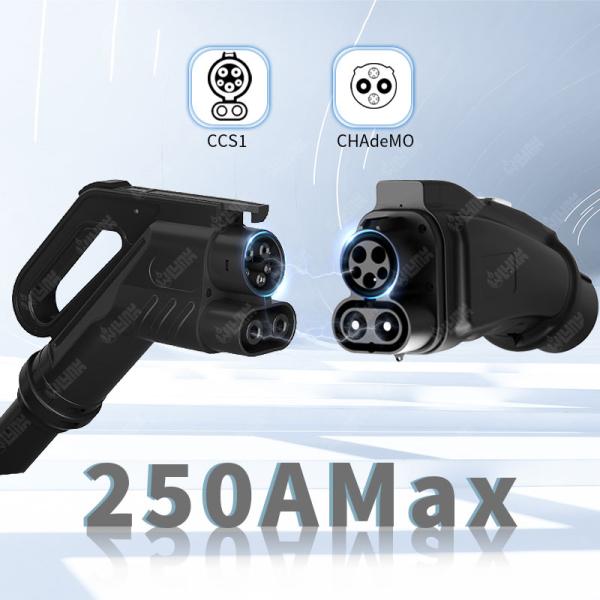 Olink Factory Direct Ccs1 to Chademo Automotive Car Ev Charger Station Ev Charger 250A DC Ccs to Chademo Adapter
