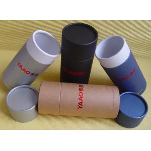 Custom printed paper cardboard cylinder wine packaging paper tube box