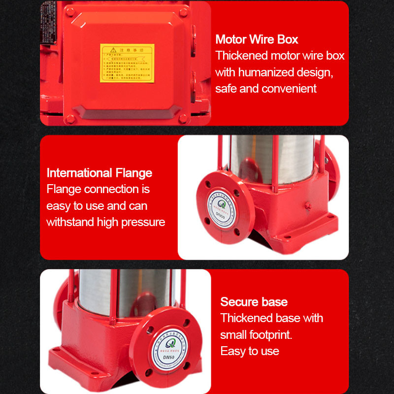 Cast Iron Diesel Fire Pump with Automatic Switching and High Efficiency for Industrial Use