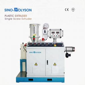 China 75 Rpm Plastic Single Screw Extruder Machine 20mx2.5mx2.2m on sale