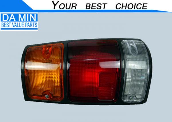 Quality 8971210760 ISUZU Body Parts , TFR Vertical Type Three Colors Rear Lamp Curved Glass Shell for sale