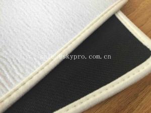 China Neoprene Fabric Roll Rubber Door Floor Matt With Non Woven Fabric Promotional Door Mat with Custom Logo wholesale