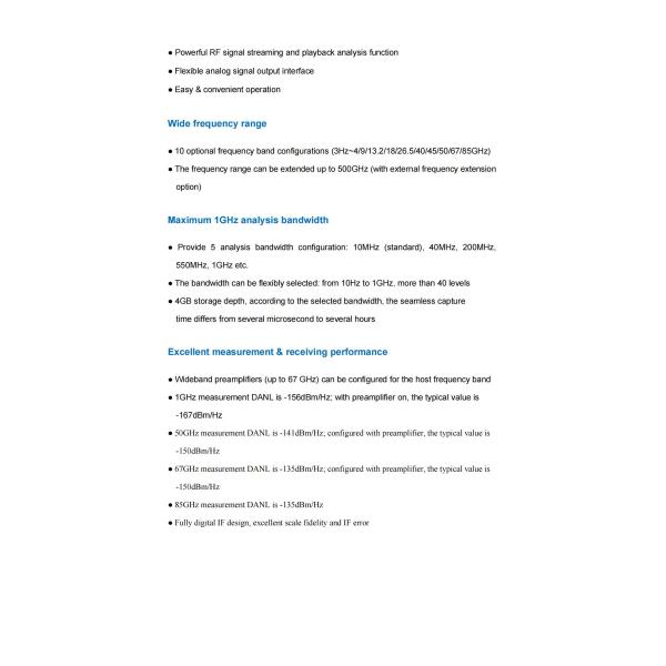 High Precision Ceyear 4051E Spectrum Analyzer 3Hz to 26.5GHz with 70-80% Product Status and OEM Customized Support