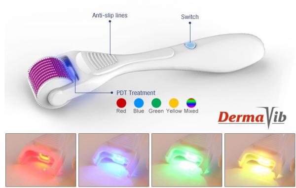 Quality Anti aging 180 & 540 & 600 needles LED derma roller with Medical CE for sale