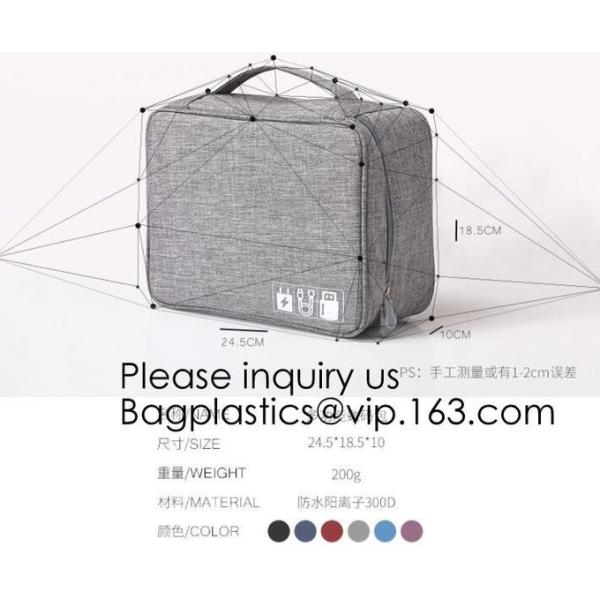 Customized Women/Men Organizer Toiletry Storage Travel Makeup Bag Blank Canvas Cosmetic Bag, bagease, bagplastics