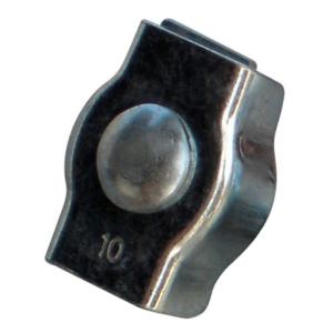 China Simplex Wire Rope Clip 0.005 - 0.073 Kg/Pc Wire Cable Clips Galvanized Carbon Steel on sale