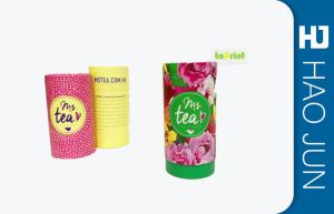 China Custom Round Printed Cardboard Tubes Packaging With Recycled Materials wholesale