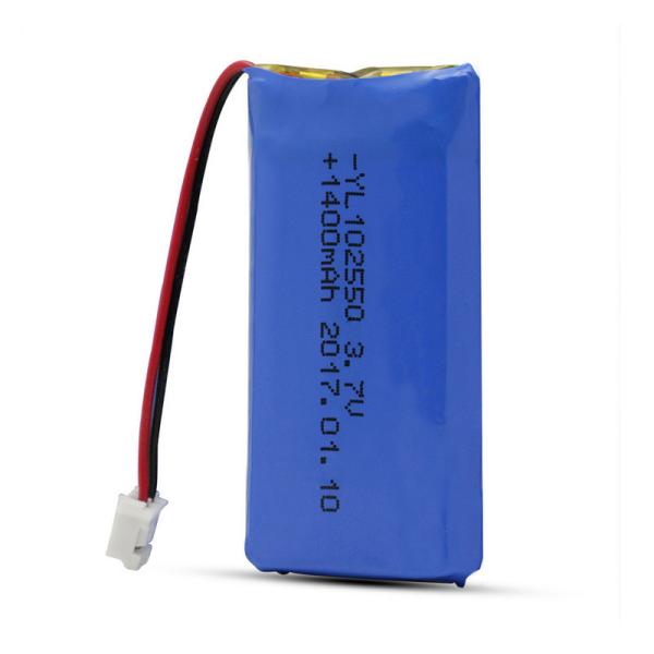 PL102550 1400mAh 3.7V Lithium Polymer Rechargeable Battery