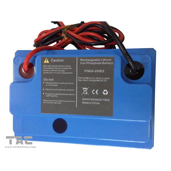 24V 20Ah High Rate LiFePO4 Battery Pack For Pump