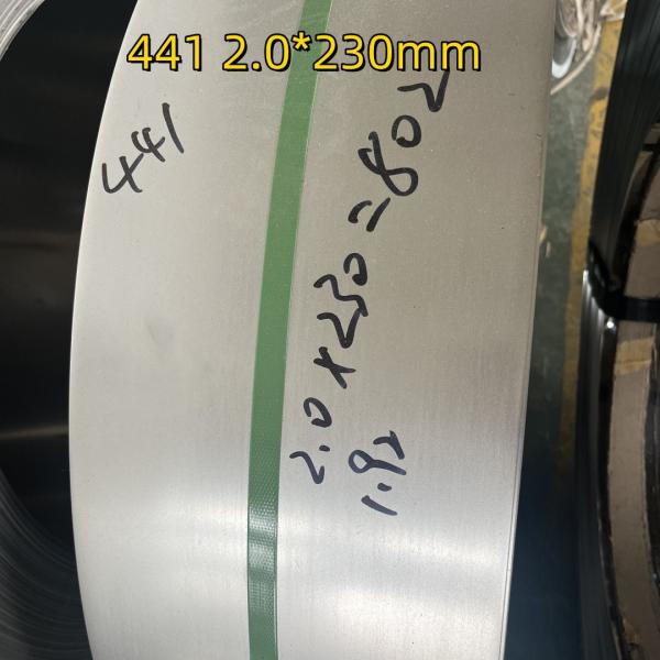AISI 441 Ferritic Stainless Steel Strip SS 1.4509 X2CrNiNb18 Steel Coil 400Series For Exhauster