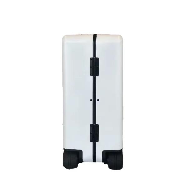 Travel Partner Fashionable Smart Riding Trolley Luggage Automatically Follows Traveler Durable TSA Lock Carry-On Suitcase
