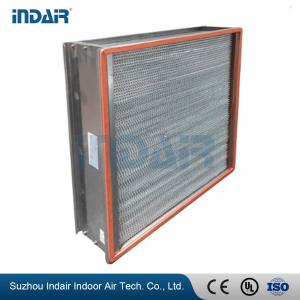 Buy cheap H13 Heat-Resistant Clean Room HEPA Filters , HEPA Air Filter 450Pa Final from wholesalers