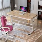 Height Adjustable Electric Standing Desk with Drawers and Transparent Glass Top