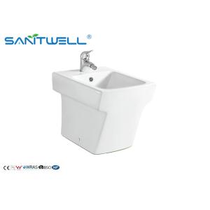 China Women Floor Mounted Bidet Ceramic Non Electric Toilet Seat Bidet 505*352*383 mm on sale