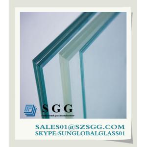 China ultra clear ultra white laminated glass wholesale