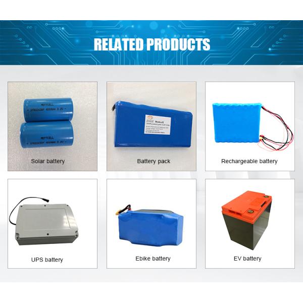 Deep Cycle 18650 Lithium Ion Rechargeable Battery 3.7V Solar Battery Lifepo4 Cells