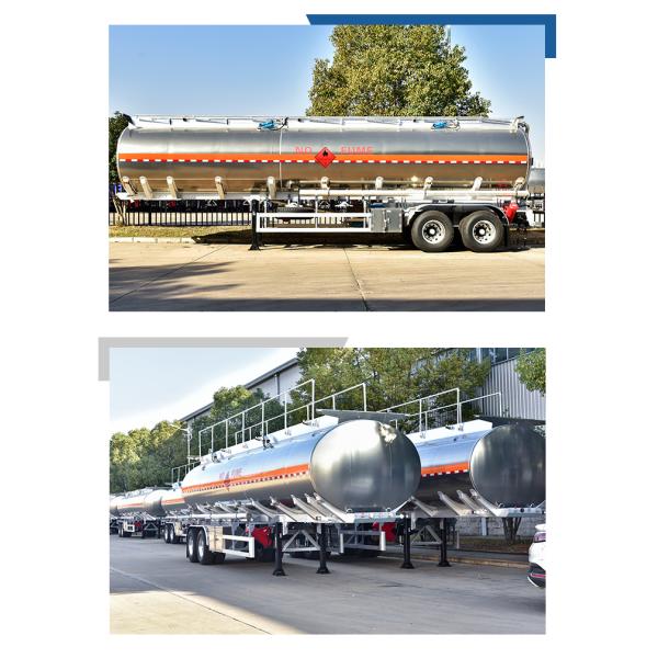 Double Axle Tri Axle Fuel Tank Semi Trailer With 11.00R20 12PR 12R22.5 12PR Tire Specification