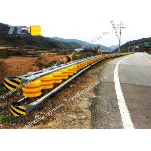 Traffic Safety Roller Crash Barrier Rolling Barrier Environmental Friendly