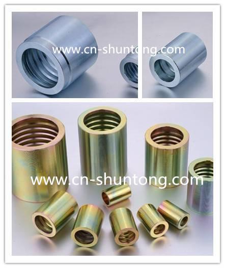 Quality Equal Hydraulic Hose Fittings Fitting , Swaged Hydraulic Hose Coupling for sale