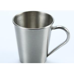 Brushed Stainless Steel Utensil 300ml 400ml Metal Tumbler Cups