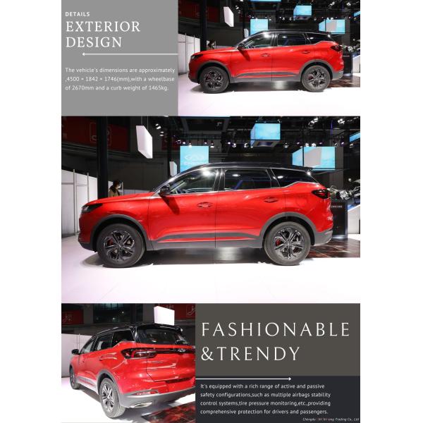 Chery Tiggo 7 Pro PLUS SUV 2.0T 8AT 4WD 7 Seats 1.6TGDI DCT Euro VI Gasoline Car RHD