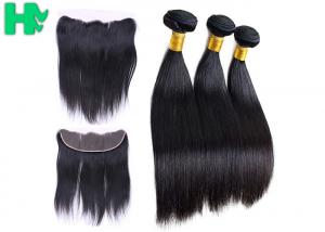 China Regular Straight Virgin Malaysian Hair Lace Closure 13*4 Full Cuticles Aligned wholesale