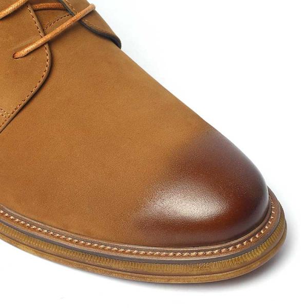 Anti Odor Comfortable Mens Tan Leather Lace Up Boots