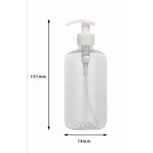 China Bathroom 500ML Lotion Pump Bottle For Shampoo / Hand Sanitizer on sale