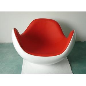 Designer Fiberglass Shell Leather Lounge Leisure Placentero Ball Chair