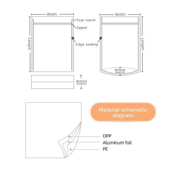 Matte Resealable CPP Coffee Bean Bags With Valve Smell Proof Stand Up Barrier Pouches