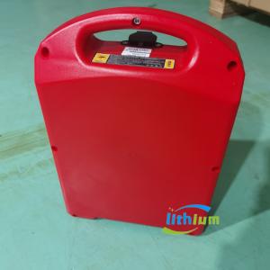 China 24V Black Forklift Lithium Ion Battery on sale