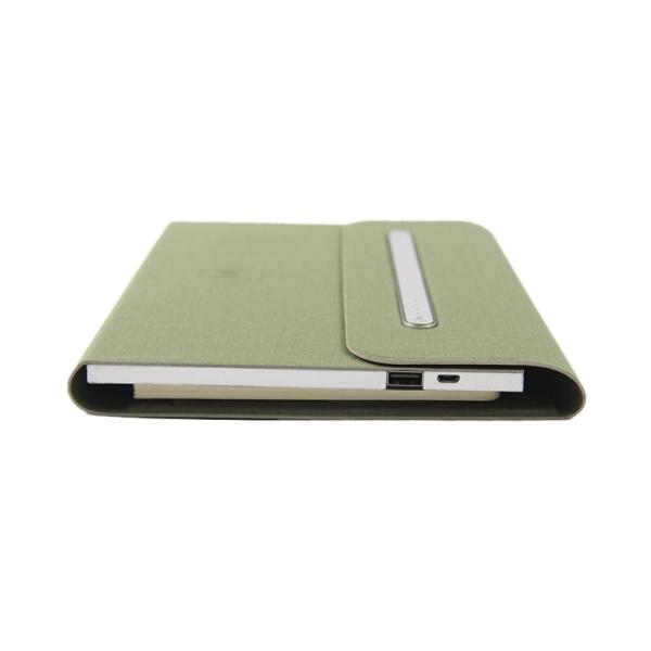 oEM PU Leather 2200mah Wireless Charging Notebook Power Bank