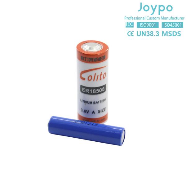 ER18505 Primary Lithium Battery Cell 3.6V 4000mAh A Size Bobbin Cell