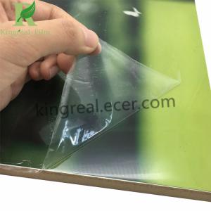 China Transparent Self Adhesive Protective Film for High Gloss UV Sheet wholesale