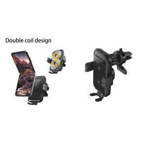 Automatic Mobile Phone Car Mount Holder 15W Wireless Fast Charger