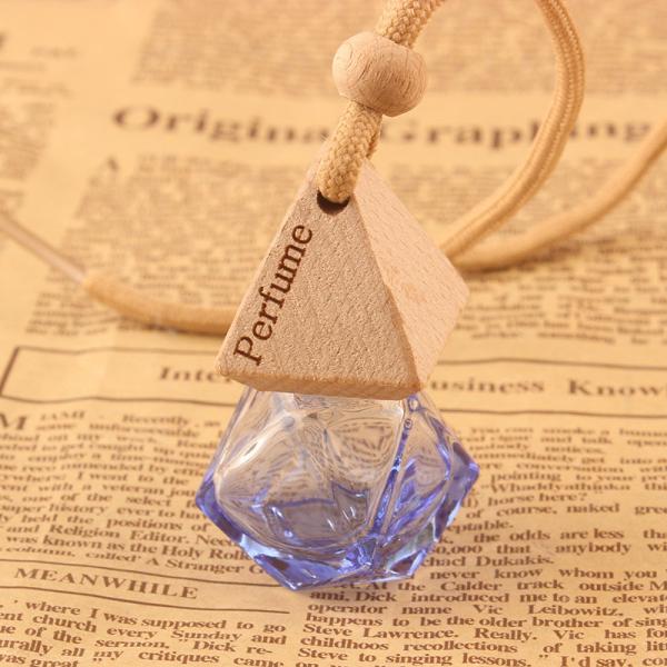 8ML Triangular Cap Rhombic Empty Bottle, Car Fragrance Bottle, Color Perfume