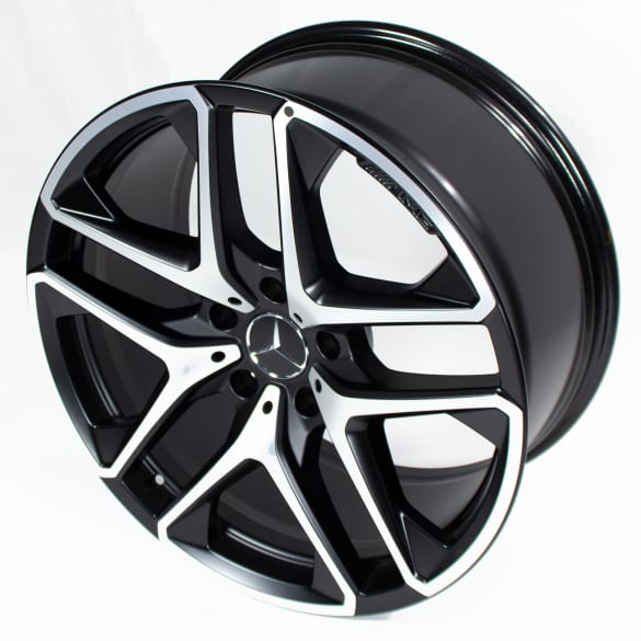 Matte 66.6 Hole 21 Inch Black Alloy Wheels , ET51 21 Inch Car Rims