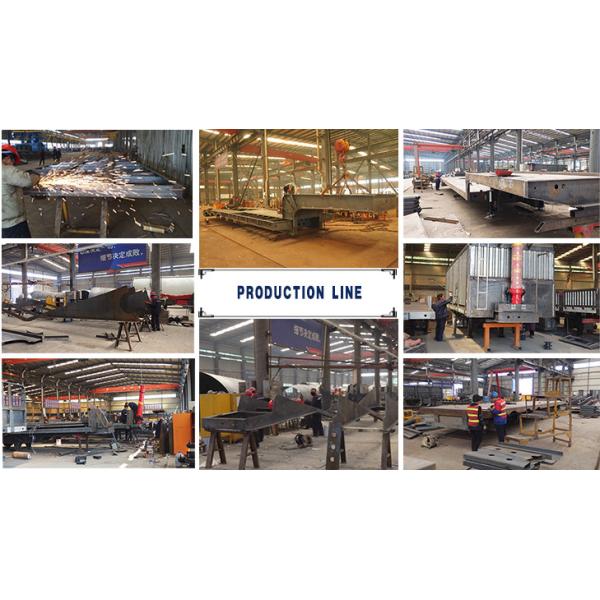 40 Ton Used Flatbed Semi Trailer For 40 Foot Shipping Container