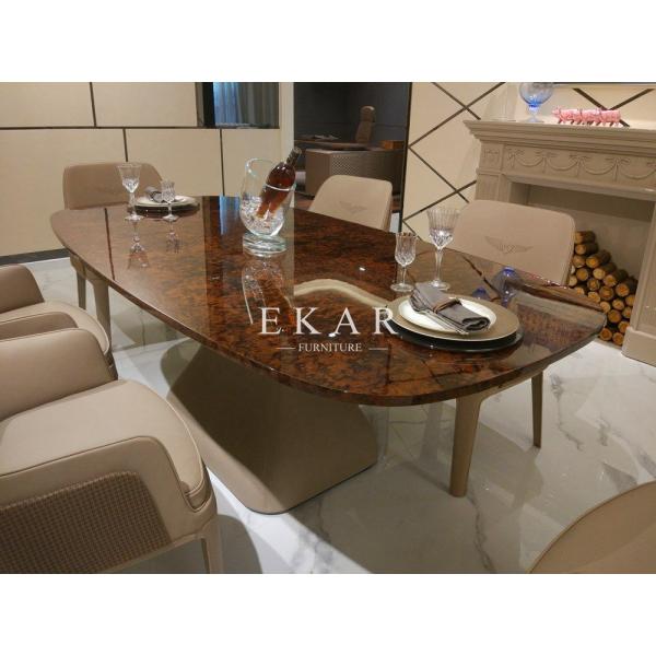 Popular Design of Furniture Store Granite Dining Table W001D1E