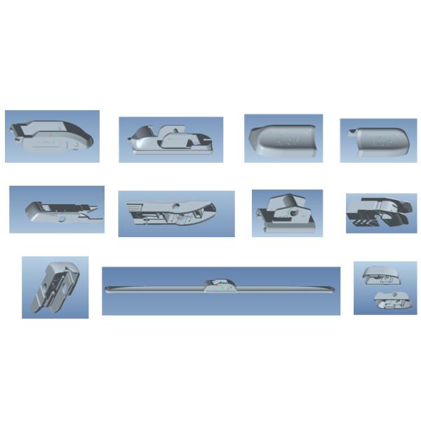 Flexible Chassis Auto Parts TOYOTA Land Cruiser 16 Inch Soft Wiper Blades