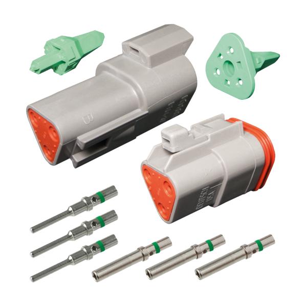 Dutsch 4 Pos DT06-4S Over Molded Single Ended Cable Assembly Waterproof